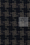 CHANEL 95A Vintage Black Beige Check Wool Tape Ribbon Tweed Jacket CC Button 36 38 シャネル ヴィンテージ ブラック ベージュ チェック 千鳥格子 柄 ウール テープ リボン ツイード ジャケット CCボタン 即発