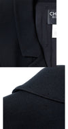 CHANEL 96A Vintage Black Wool Gripoix Jewelry Botton Jacket 34 36 シャネル ヴィンテージ ブラック ウール グリポワ 宝石 ボタン ジャケット 即発