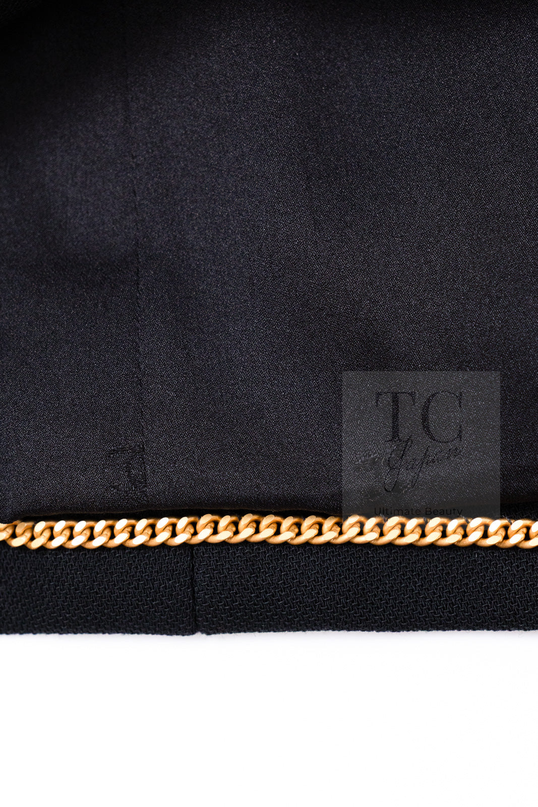CHANEL 96A Vintage Black Wool Gripoix Jewelry Botton Jacket 34 36 シャネル ヴィンテージ ブラック ウール グリポワ 宝石 ボタン ジャケット 即発