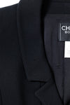 CHANEL 96A Vintage Black Wool Gripoix Jewelry Botton Jacket 34 36 シャネル ヴィンテージ ブラック ウール グリポワ 宝石 ボタン ジャケット 即発 - TC JAPAN