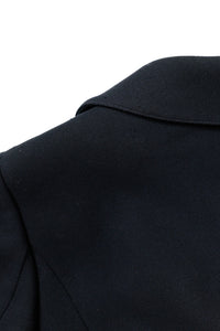 CHANEL 96A Vintage Black Wool Gripoix Jewelry Botton Jacket 34 36 シャネル ヴィンテージ ブラック ウール グリポワ 宝石 ボタン ジャケット 即発 - TC JAPAN