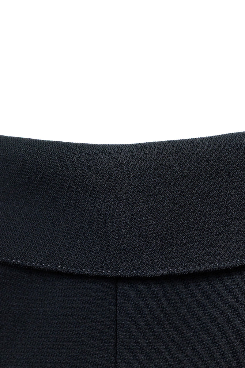 CHANEL 96A Vintage Black Wool Gripoix Jewelry Botton Jacket 34 36 シャネル ヴィンテージ ブラック ウール グリポワ 宝石 ボタン ジャケット 即発 - TC JAPAN