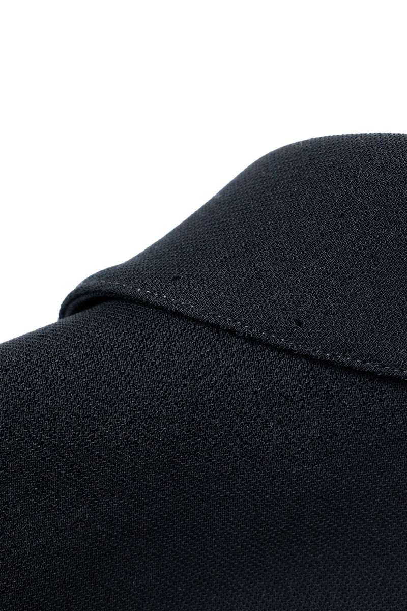 CHANEL 96A Vintage Black Wool Gripoix Jewelry Botton Jacket 34 36 シャネル ヴィンテージ ブラック ウール グリポワ 宝石 ボタン ジャケット 即発 - TC JAPAN