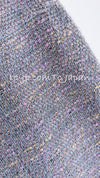 CHANEL 04A Gray Pink Lavender Multi Tweed Skirt 36 シャネル グレー ピンク ラベンダー マルチカラー ツイード スカート 即発