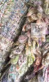 CHANEL 03A Green Multicolor Mohair Wool Jacket 36 38 シャネル グリーン マルチカラー モヘア ウール プードル ジャケット 即発