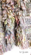 CHANEL 03A Green Multicolor Mohair Wool Jacket 36 38 シャネル グリーン マルチカラー モヘア ウール プードル ジャケット 即発