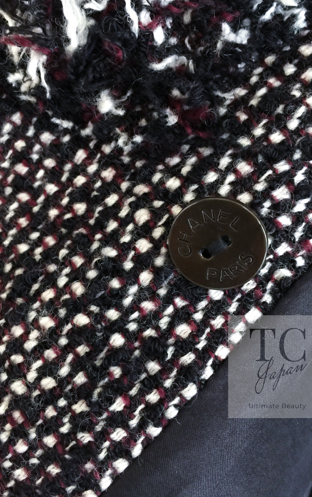 シャネル ジャケット CHANEL モーターサイクル ウール アルパカ