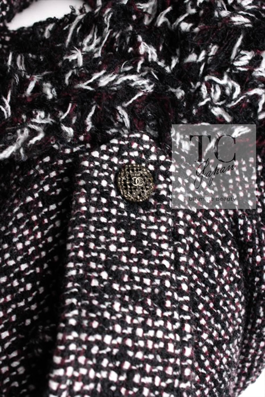 シャネル ジャケット CHANEL モーターサイクル ウール アルパカ