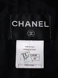 CHANEL 12A Motorcycle Wool Alpaca Tweed Jacket 38 42 シャネル モーターサイクル ウール アルパカ ツイード ジャケット 即発