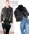 CHANEL 12A Black Motorcycle Lambskin Leather Jacket 38 40 シャネル ブラック モーターサイクル ラムスキン レザー ジャケット 即発