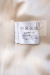 CHANEL 04A Ivory Black Wool 100% Tweed Coat 38 40 42 シャネル アイボリー ブラック ウール100% ツイード コート 即発