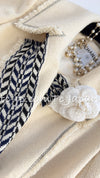 CHANEL 04A Ivory Black Wool 100% Tweed Coat 38 シャネル アイボリー ブラック ウール100% ツイード コート 即発