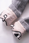 CHANEL 21B Gray Silver Wool Alpaca Blouson Duffel Coat 36 38 42 44 46 シャネル グレー シルバー ウール アルパカ ブルゾン ダッフル コート 即発