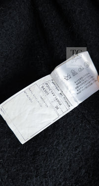 CHANEL 06A Black Zipper CC Logo Wool Alpaca Coat 36 シャネル ブラック ジッパー CCロゴ ウール アルパカ コート 即発