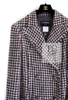 CHANEL 08PF $14K Pink Wool Demi Couture Tweed Coat 38 シャネル ピンク ウール デミ クチュール ツイード ロング コート 即発