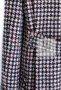 CHANEL 08PF $14K Pink Wool Demi Couture Tweed Coat 38 シャネル ピンク ウール デミ クチュール ツイード ロング コート 即発