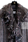 CHANEL 08PF $14K Pink Wool Demi Couture Tweed Coat 38 シャネル ピンク ウール デミ クチュール ツイード ロング コート 即発