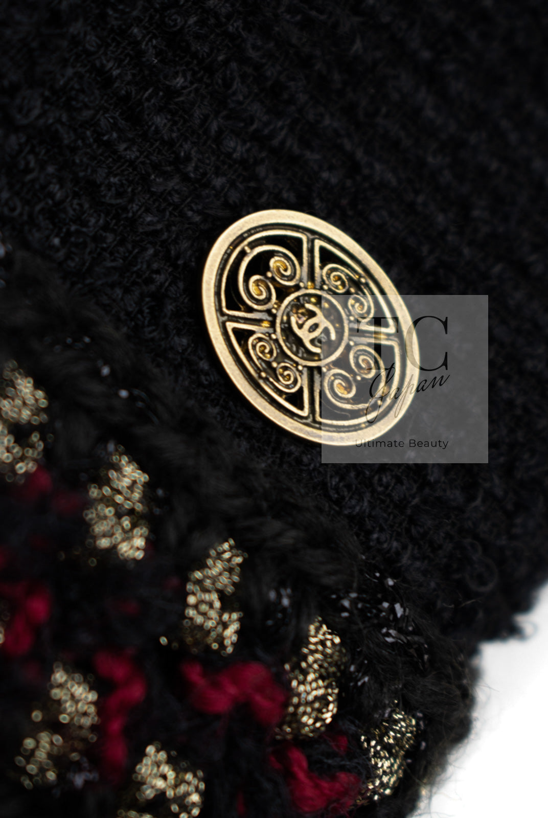 CHANEL 10PF Black Zipper Trimming Wool Silk Coat 34 シャネル ブラック ジッパー トリミング ウール シルク コート 即発