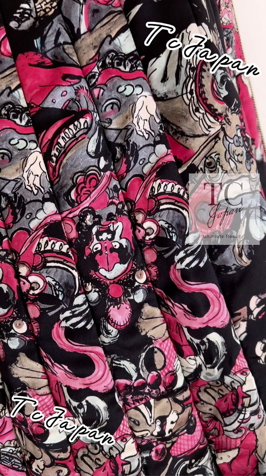 CHANEL 10PF Black Zipper Trimming Wool Silk Coat 34 シャネル ブラック ジッパー トリミング ウール シルク コート 即発