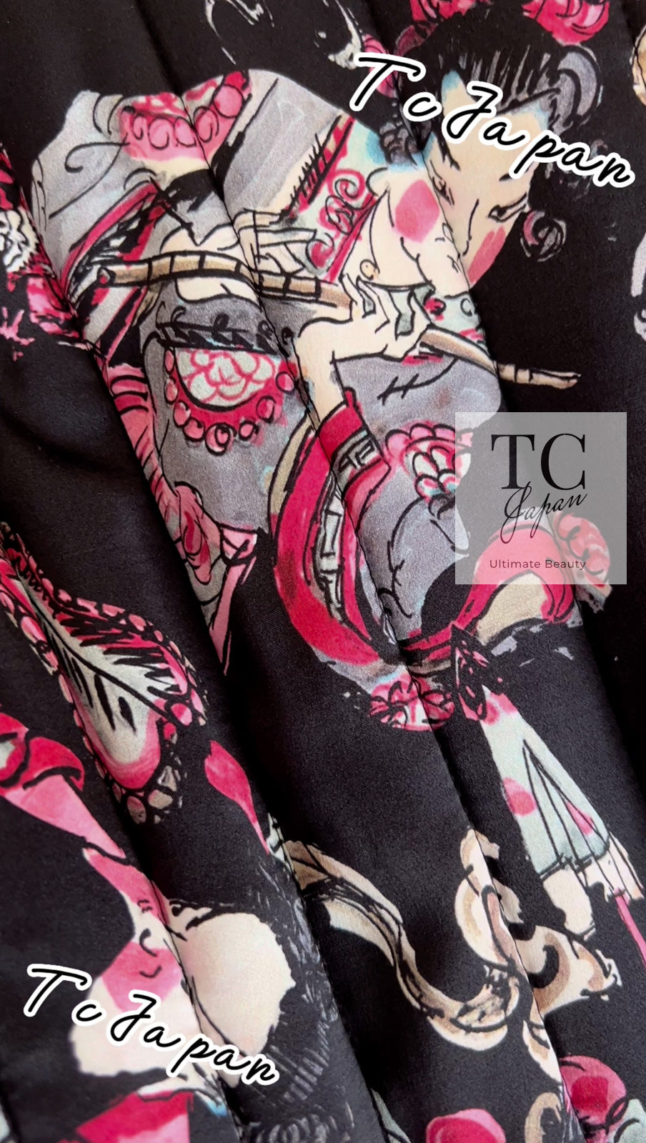 CHANEL 10PF Black Zipper Trimming Wool Silk Coat 34 シャネル ブラック ジッパー トリミング ウール シルク コート 即発