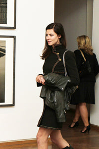 CHANEL 10PF Dark Brown Metallic Trim Wool Coat Dress 40 42 シャネル ダークブラウン メタリック トリム ウール コート ワンピース 即発