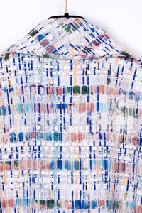 CHANEL 18S Ivory Multicolor Fantasy Tweed Jacket Coat 38 シャネル アイボリー マルチカラー ファンタジー ツイード ジャケット コート 即発