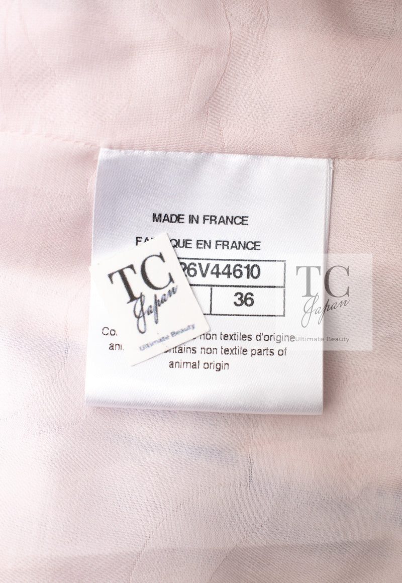 CHANEL 18S Ivory Multicolor Fantasy Tweed Jacket Coat 38 シャネル アイボリー マルチカラー ファンタジー ツイード ジャケット コート 即発