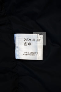 CHANEL 18A Black Metallic Trim Puffer Jacket Coat 34 シャネル ブラック メタリック トリム ココボタン 中綿ダウン ジャケット コート 即発