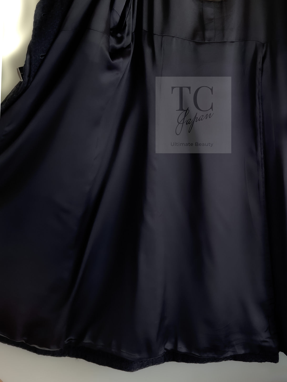 シャネル ジャケット コート CHANEL 11PF ブラック ボタン ウール