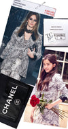 CHANEL 16PF Black White Gray Lace Jacket Coat 36 シャネル ブラック ホワイト グレー レース ジャケット コート 即発