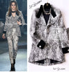 CHANEL 16PF Black White Gray Lace Jacket Coat 36 シャネル ブラック ホワイト グレー レース ジャケット コート 即発