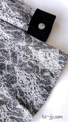 CHANEL 16PF Black White Gray Lace Jacket Coat 36 シャネル ブラック ホワイト グレー レース ジャケット コート 即発