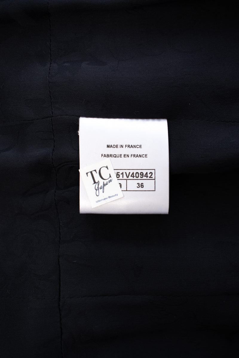 CHANEL 16PF Black White Gray Lace Jacket Coat 36 シャネル ブラック ホワイト グレー レース ジャケット コート 即発