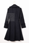 CHANEL 09PF Black Cashmere Belt Double Coat 36 38 シャネル ブラック カシミア ベルト ダブル コート 即発