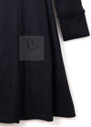 CHANEL 09PF Black Cashmere Belt Double Coat 36 38 シャネル ブラック カシミア ベルト ダブル コート 即発