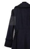 CHANEL 09PF Black Cashmere Belt Double Coat 36 38 シャネル ブラック カシミア ベルト ダブル コート 即発