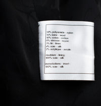 CHANEL 13A Black Metallic Tweed Coat 42 シャネル ブラック メタリック ツイード コート 即発