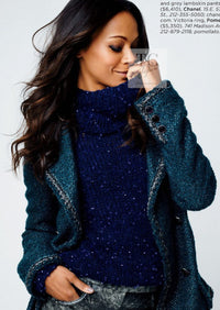 CHANEL 12A Emerald Green Metallic Long Tweed Coat 34 36 シャネル エメラルド グリーン メタリック ツイード ロング コート 即発