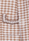 CHANEL 00A Beige Cream Wool Alpaca Mohair Jacket Coat 38 シャネル ベージュ クリーム ウール アルパカ モヘア ジャケット コート 即発