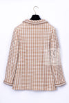 CHANEL 00A Beige Cream Wool Alpaca Mohair Jacket Coat 38 シャネル ベージュ クリーム ウール アルパカ モヘア ジャケット コート 即発