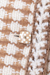 CHANEL 00A Beige Cream Wool Alpaca Mohair Jacket Coat 38 シャネル ベージュ クリーム ウール アルパカ モヘア ジャケット コート 即発