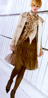 CHANEL 00A Beige Cream Wool Alpaca Mohair Jacket Coat 38 シャネル ベージュ クリーム ウール アルパカ モヘア ジャケット コート 即発