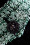 CHANEL 09A Black Green Wool Silk Long Jacket Coat 36 シャネル ブラック グリーン ウール シルク ロング ジャケット コート 即発