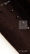 CHANEL 96A Vintage Brown Black Houndstooth Dress Coat 38 シャネル ヴィンテージ ブラウン ブラック 千鳥格子 ココボタン ワンピース コート 即発
