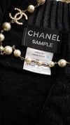 CHANEL 09A Black Quilted Wool Jacket Cardigan Blouson 38 シャネル ブラック キルト ウール ジャケット カーディガン ブルゾン 即発