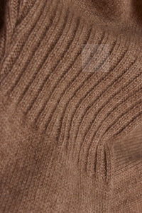 CHANEL 89A Brown Camel Hair CC Gold Button Knit Cardigan 38 40 シャネル キャメル ベージュ CC ゴールド ココボタン ニット カーディガン 即発