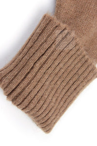 CHANEL 89A Brown Camel Hair CC Gold Button Knit Cardigan 38 40 シャネル キャメル ベージュ CC ゴールド ココボタン ニット カーディガン 即発