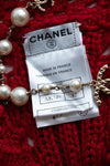 CHANEL 04S Red Crochet Frilled Knit Cardigan 34 38 40 シャネル レッド クロシェ フリル ニット カーディガン 即発