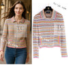 CHANEL 17C Marigold Creme Cotton Knit Biker Jacket Cardigan 38 シャネル マリゴールド クリーム コットン ニット ライダース ジャケット カーディガン 即発