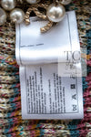 CHANEL 17C Marigold Creme Cotton Knit Biker Jacket Cardigan 38 シャネル マリゴールド クリーム コットン ニット ライダース ジャケット カーディガン 即発